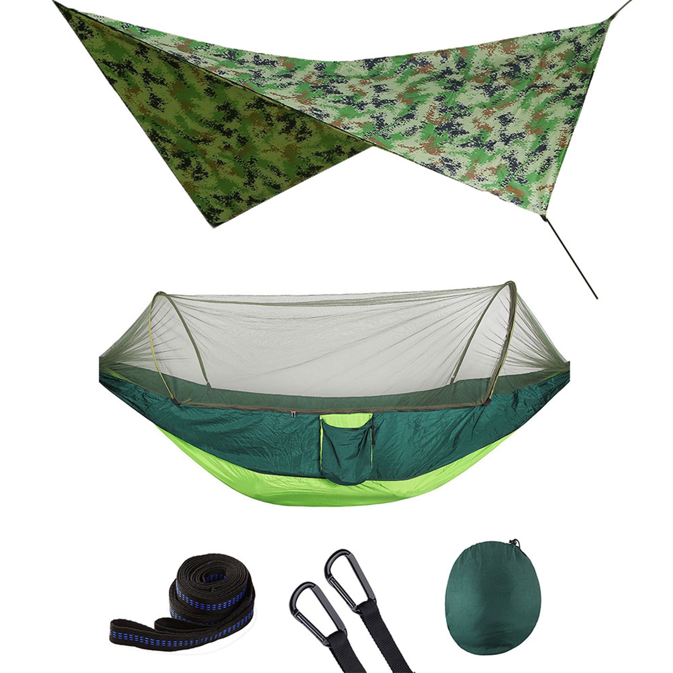 double camping hammock tent with mosquito net hanging,bed portable hammock with mosquito net/