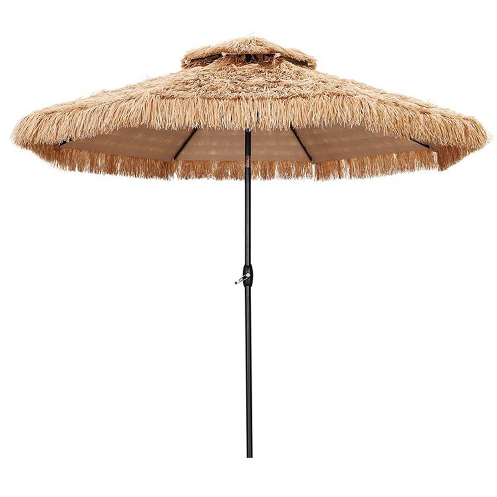 Beach canopy sun shade bamboo thatch big,Umbrellas portable thatched natural palm leaf parasol Umbrellas/