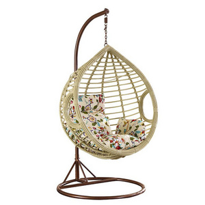 Modern Rattan Hanging Egg Chairs Portable Hammock Swing Chairs,Outdoor 2 Person Egg Chairs With Canopy/