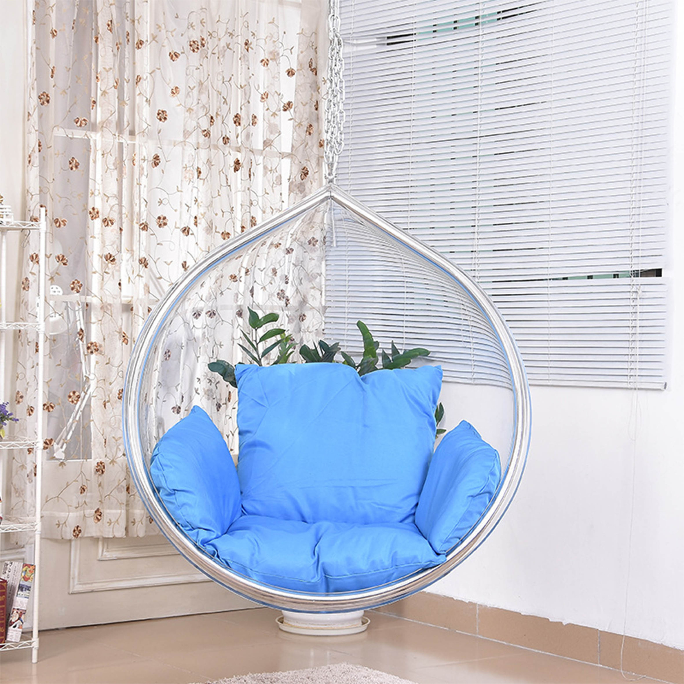 Outdoor Indoor Gravity Bubble Swing Chair Transparent Outdoor Furniture,Customize Contemporary 135 Cm105 Cm 120KGS/