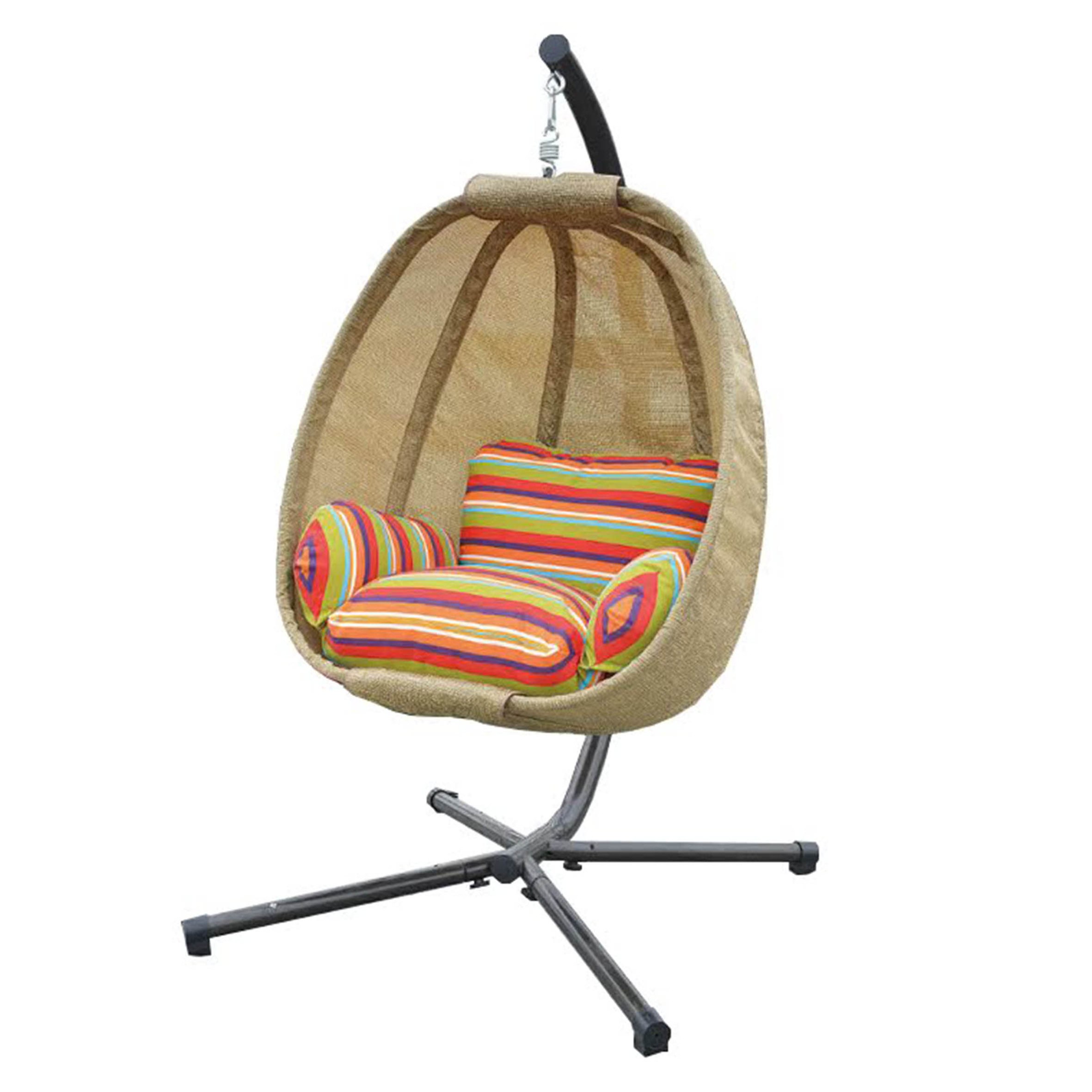 Wholesale Hot Sell Outdoor Egg Chair Garden Furniture Patio,Hanging Basket Adult Wicker Rattan Swing Chair With Stand/