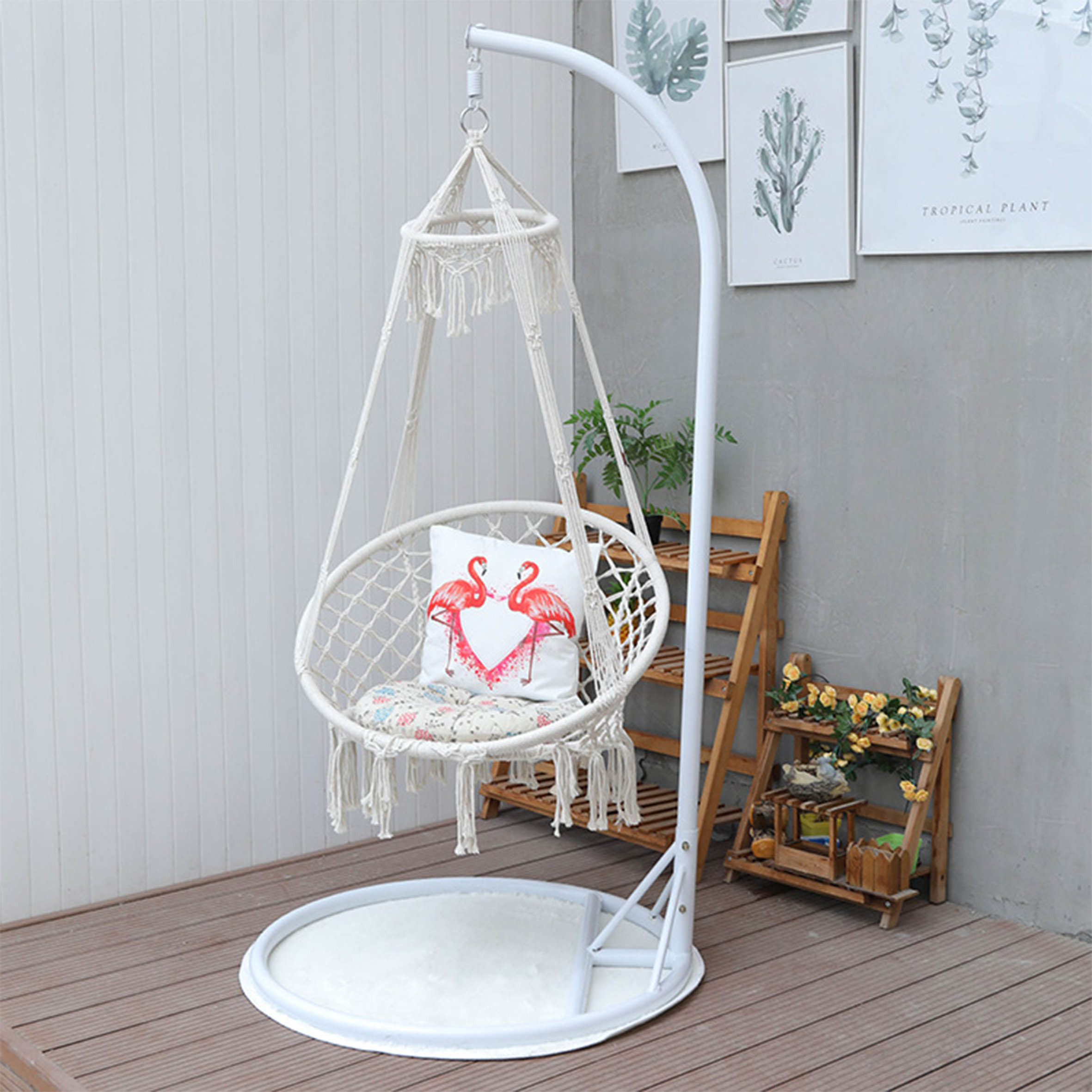 New style hot sell patio balcony garden home outdoor,PE rattan wicker swing hanging hammock basket chair egg chair/