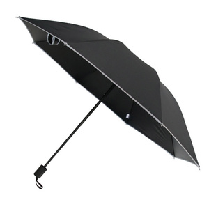 Wind Resistant Fully-Automatic Umbrella Rain For,Men 3 Folding Parasol Compact Large Travel Business Car 10K Umbrella Supplier/