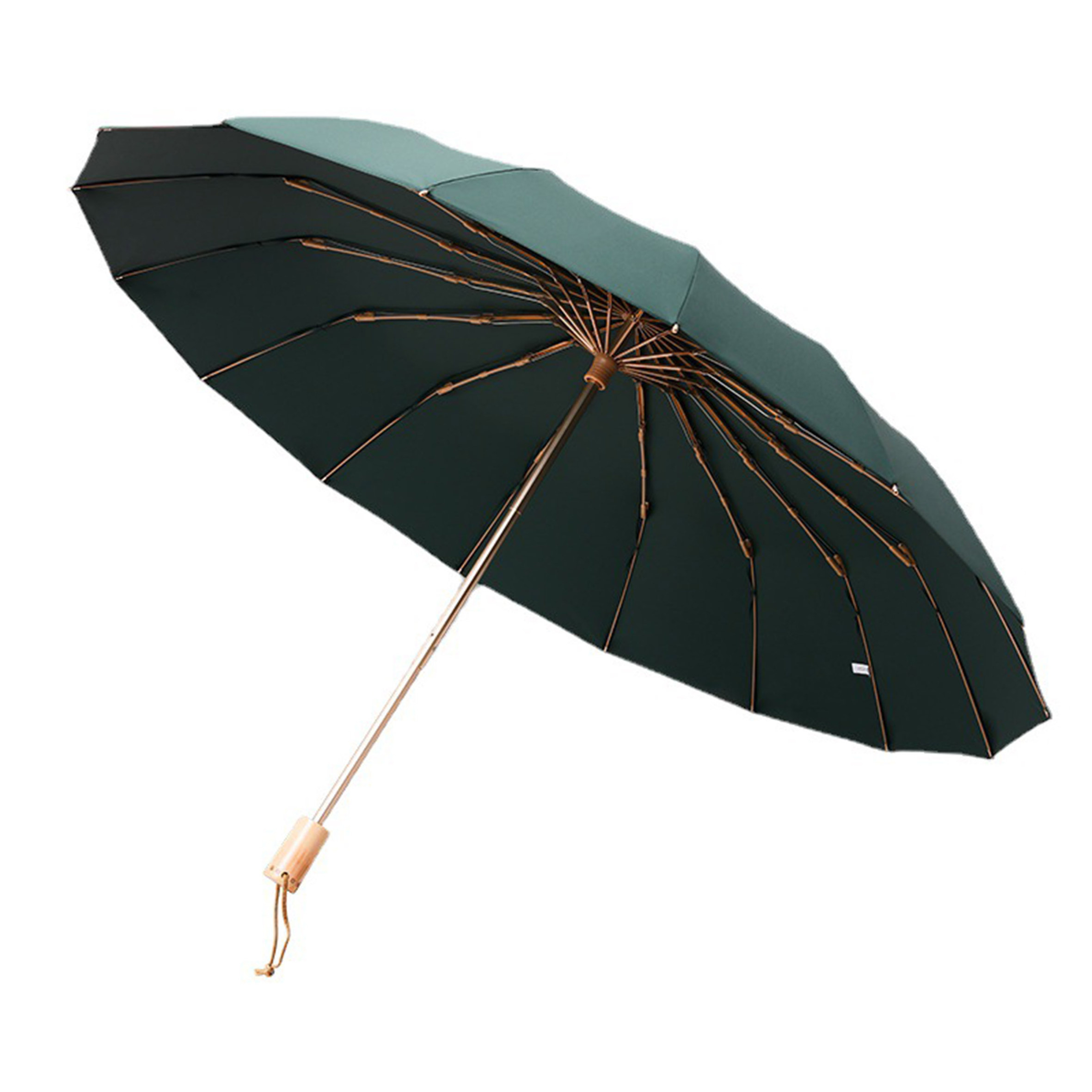 umbrella Chinese Top Quality Pure Color,Travel 3 Folding Olive Green Rain Umbrella/