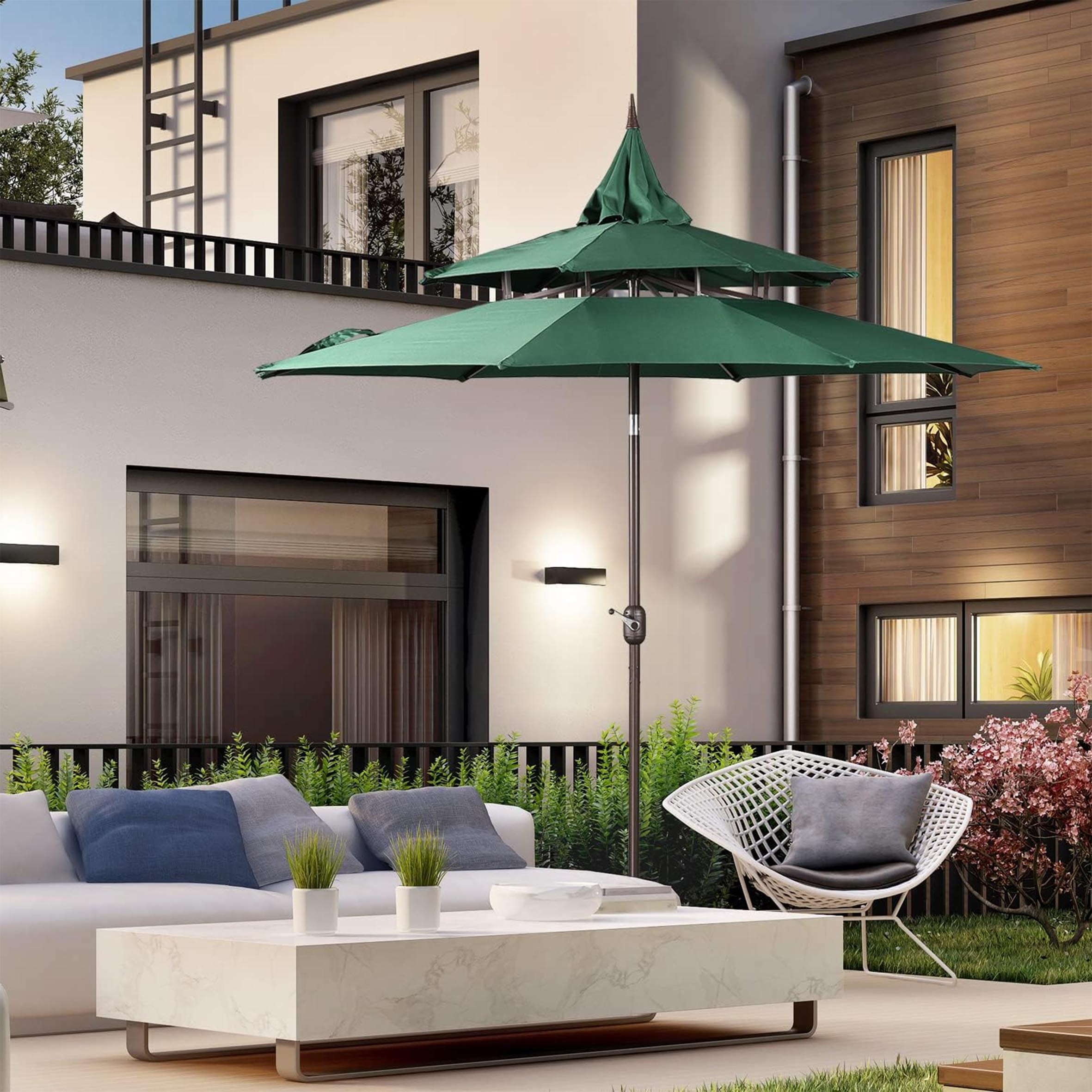 New arrival Garden Cantilever Hanging Patio Umbrella for Outdoor Garden Patio Parasol in stock