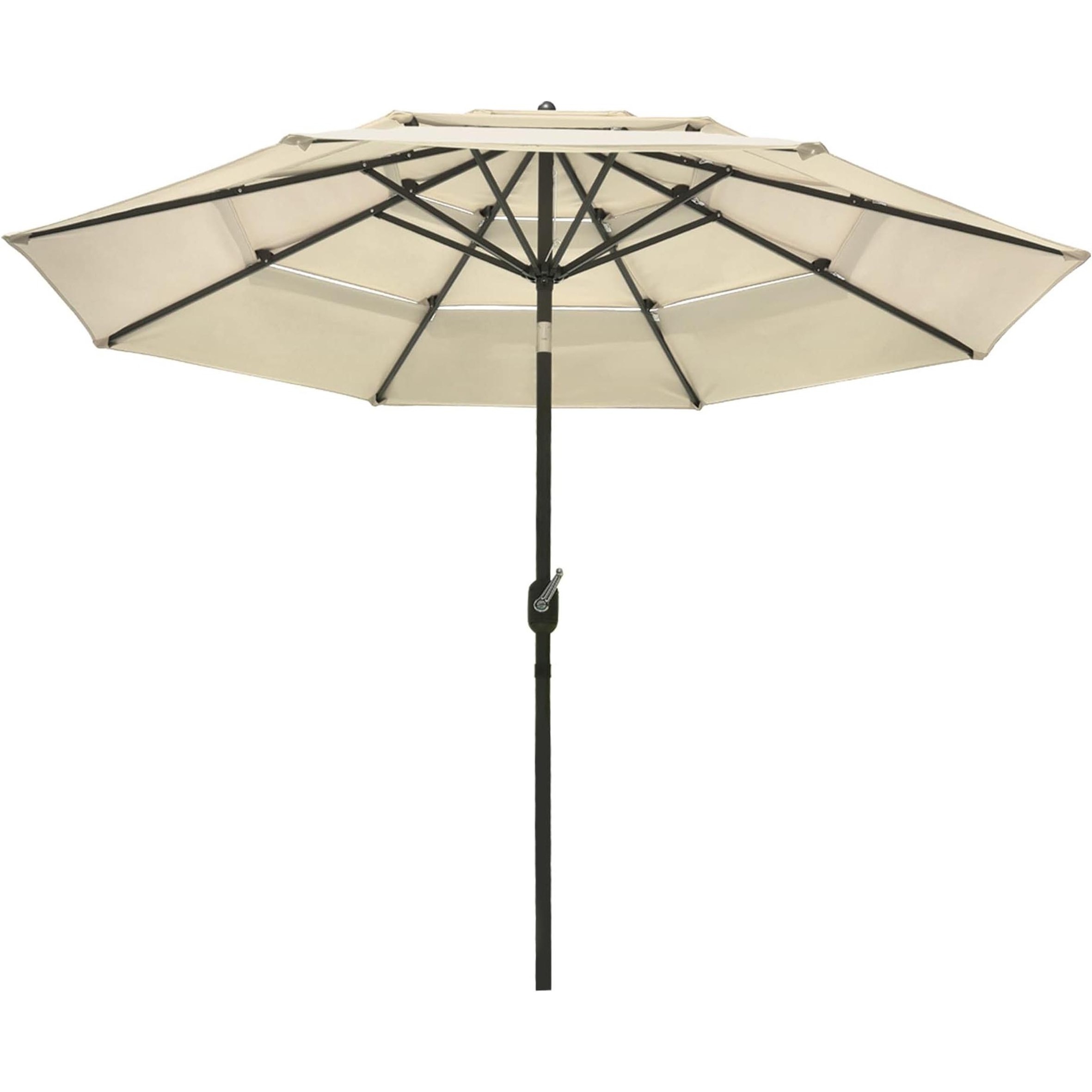 Waterproof Sunshade Outdoor Large Cantilever Umbrella Outdoor Patio Parasols Offest Hanging Umbrella With Hand Crank