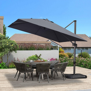 Wholesale Factory Uv Protection Solar Parasol Outdoor Beach Garden Sun Patio Umbrellas With Light