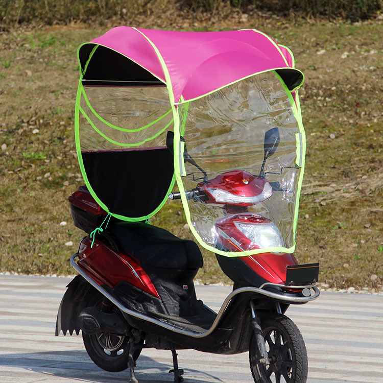 New Electric Vehicle Canopy Sunshade Motorcycle Canopy With Advertising Umbrella Custom Logo