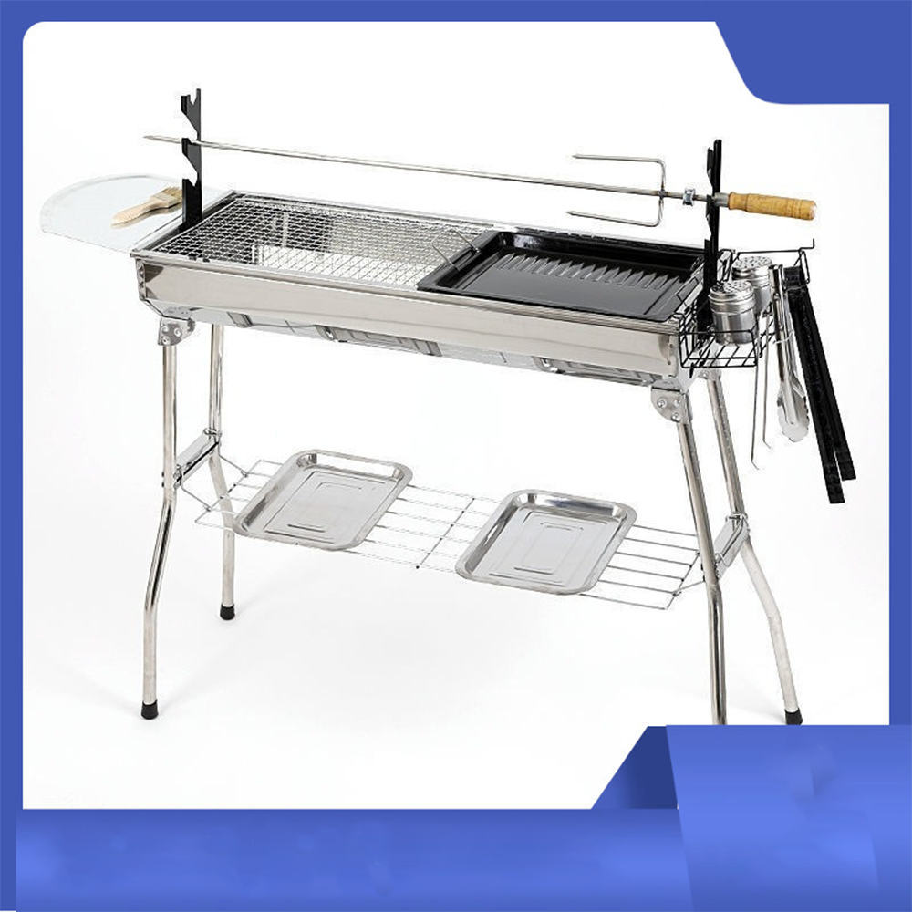 Commercial Auto Rotating Skewer Cyprus,Souvlaki Grill Rotisserie Stainless Steel Charcoal Lump Charcoal Grillscharcoal/