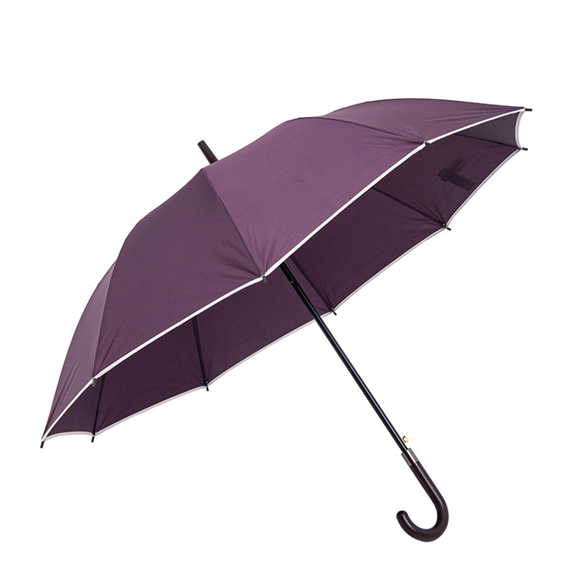 26 Inch 16 Ribs Non slip Wooden Handle Customized Straight Umbrellas,Rain Big Long Umbrellas With Logo Golf Umbrellas/