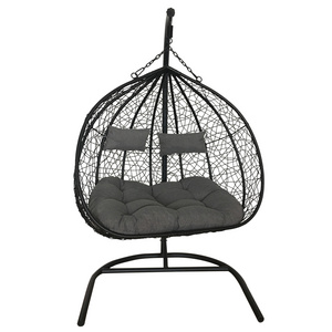 Hanging Patio Swings Chairs Rattan Day Bed Outdoor furniture wholesale,Garden swing metal Panama patio swing Chairs/