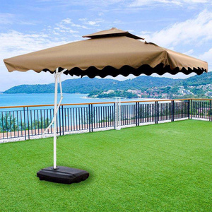 Hot Sale Factory Price Push-tilt Crank Center Pole Outdoor Garden Umbrella Outdoor Furniture Aluminium Parasol