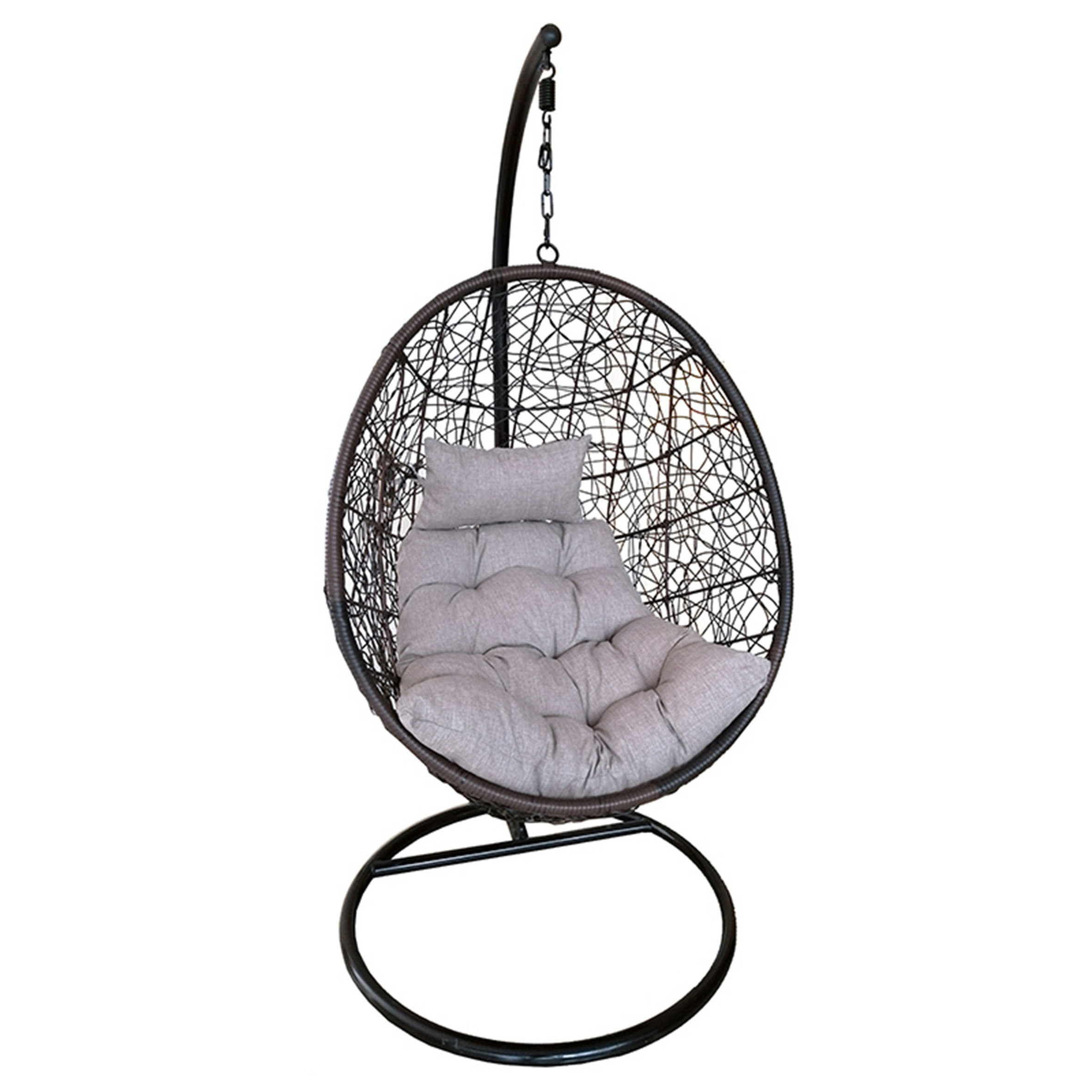 Garden Rattan Hanging Egg Chair For Outdoor Swing Supplier,In Philippines Popular Design Single New Solid Wood Beech/