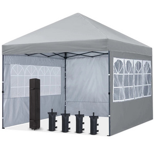 Custom Print Tents Affordable 10x10ft Grey Event Tents for,Your Backyard Carnival Party and Pop Up Festival Gazebo/