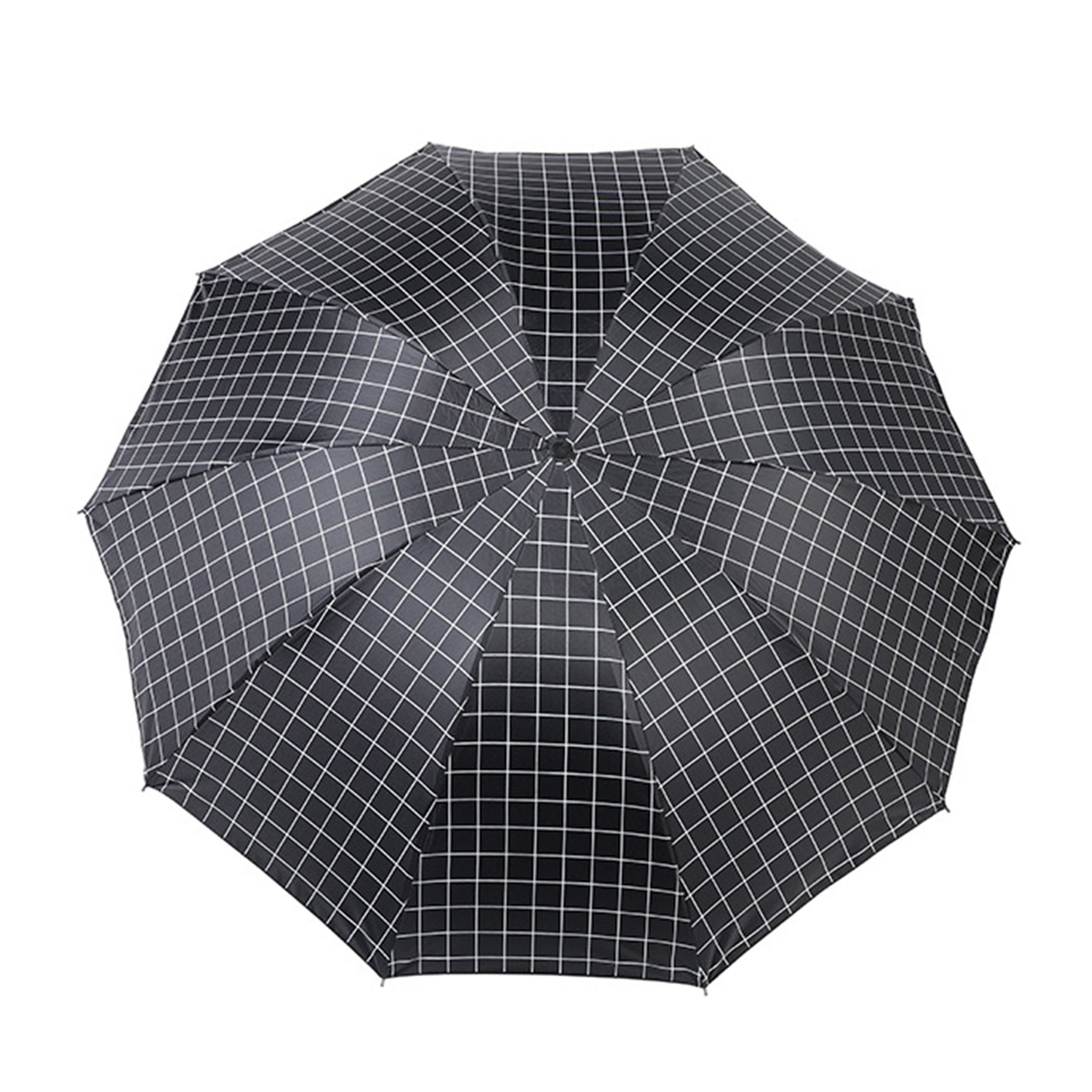 High Quality Windproof Pongee Fabric Rain,Travel 3 Folding Umbrella Automatic Folding Umbrella/