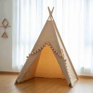 Hot Poluar Baby Princess Castle Camping Yurt,Tents Boys Girls Indian Teepee Playhouse Pop Up Kids Tents/