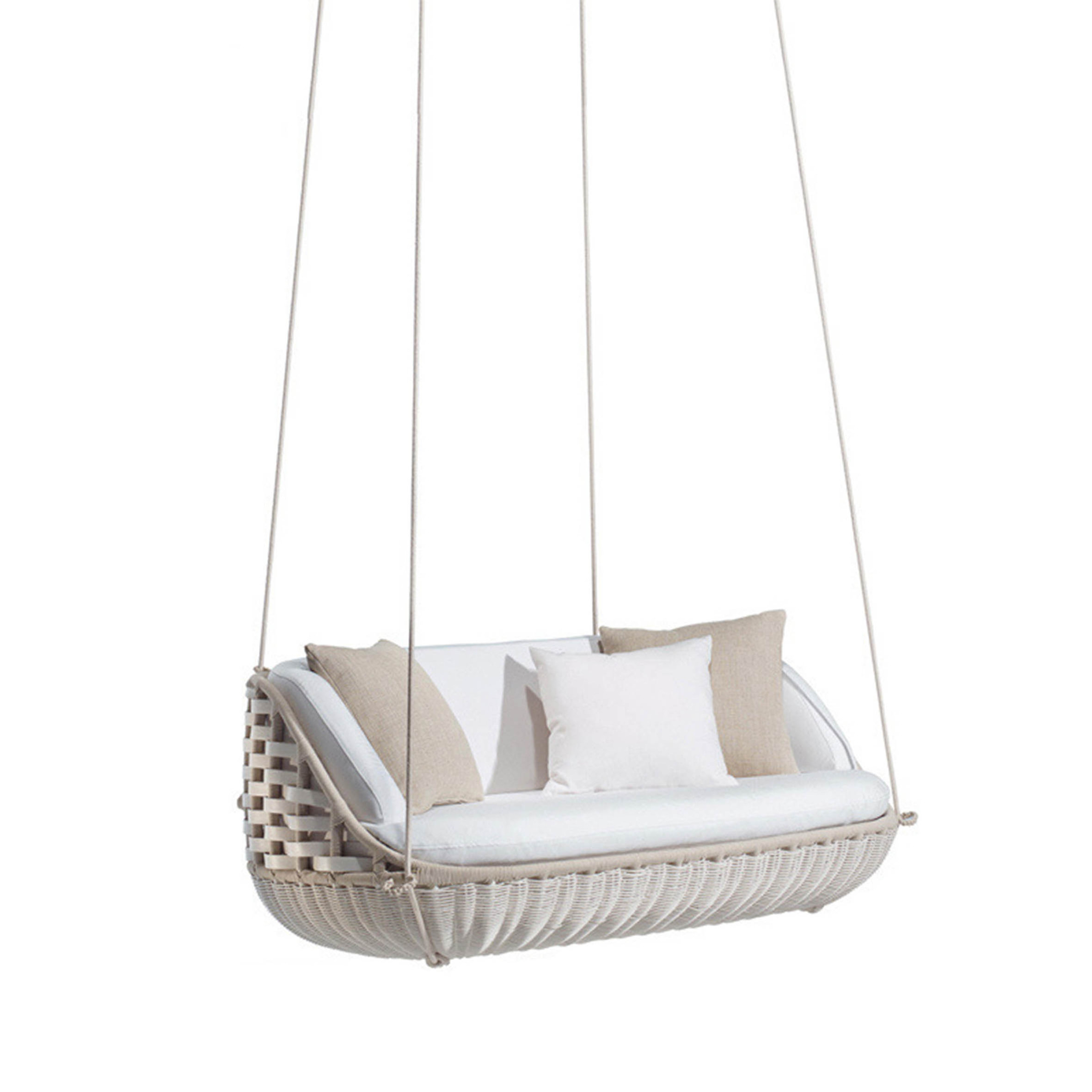 Garden Furniture Swing Chair China Egg Fabric Swing Double,Seater Hanging Chair With Stand Balcony/