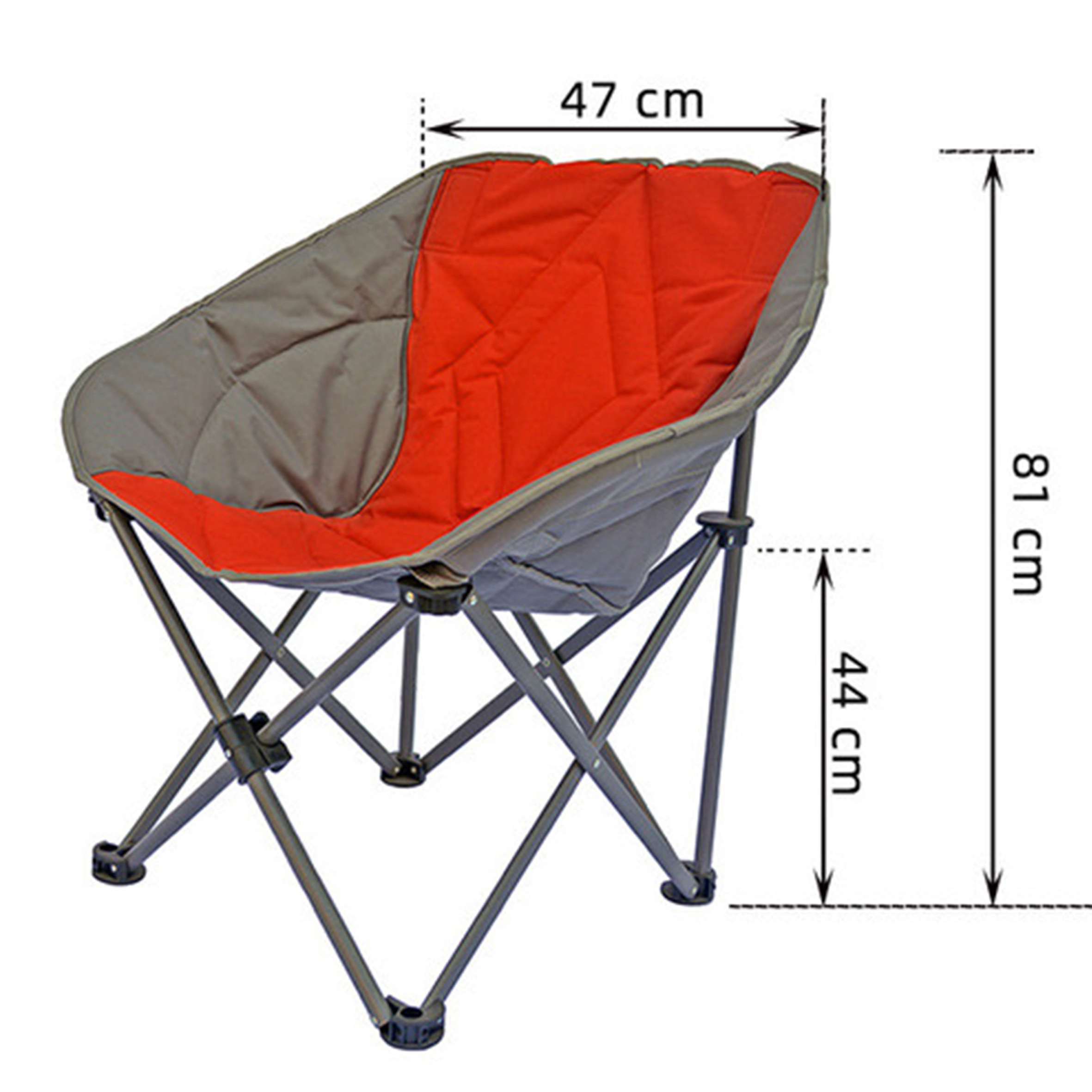 Oversized Club Folding Moon Chairs Portable,Camping Chairs Soft Cozy Saucer Chairs/