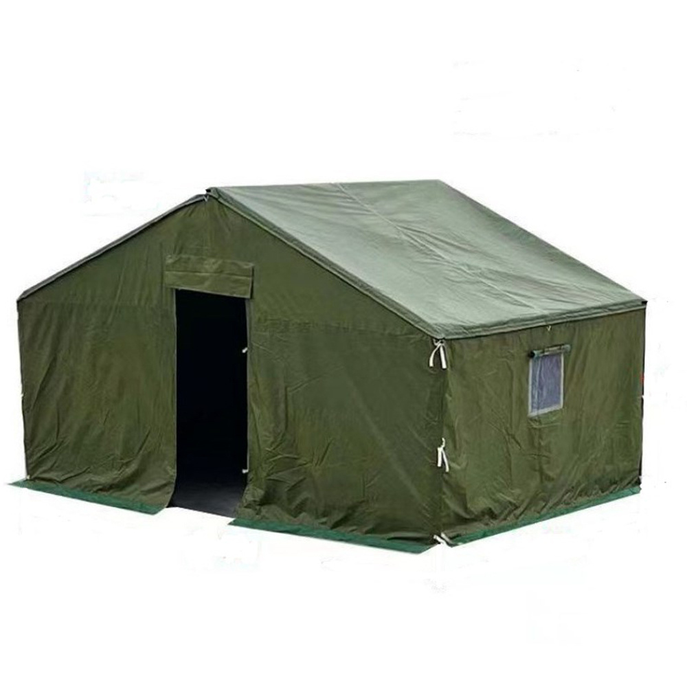 Outdoor Waterproof Refugee Canvas Tents,Large Heavy Duty Disaster Emergency Refugee Relief Tents/