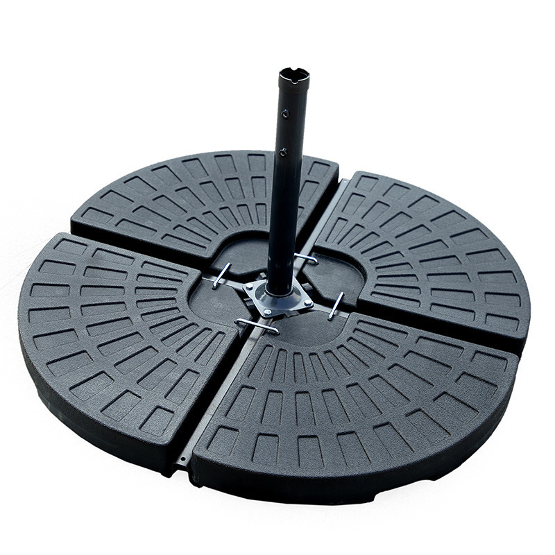 Outdoor Furniture Patio Umbrellas bases  Round Free Standing Black  Umbrella Base