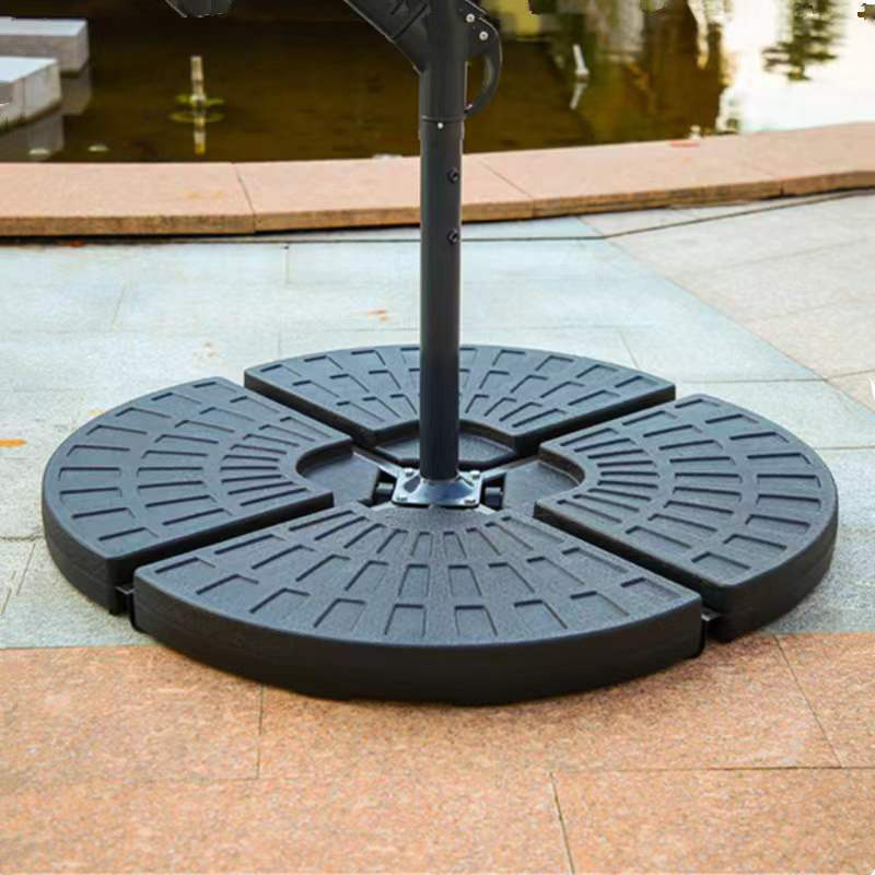 Outdoor Furniture Patio Umbrellas bases  Round Free Standing Black  Umbrella Base