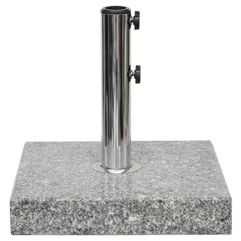 Stability and Style Granite Marble umbrellas bases Square,bases Weighing 28kg with a Steel Holder/