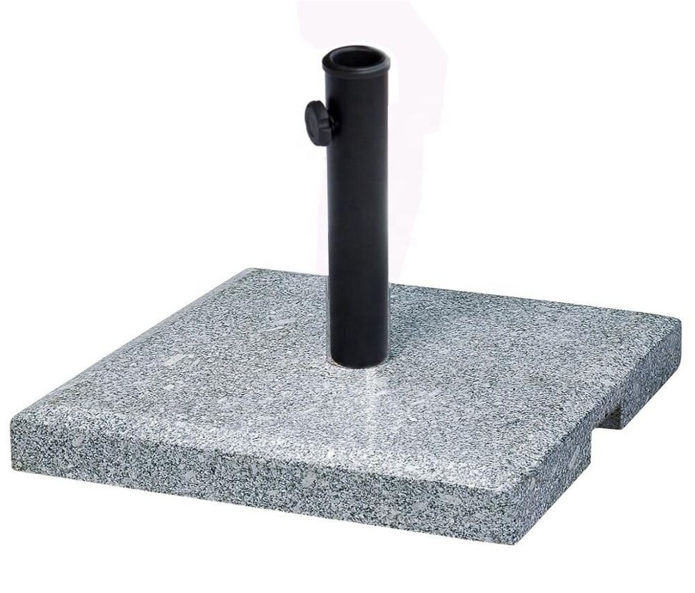 Timeless Appeal HighQuality Black Garden Patio Square Granite,umbrellas bases Parasol bases/