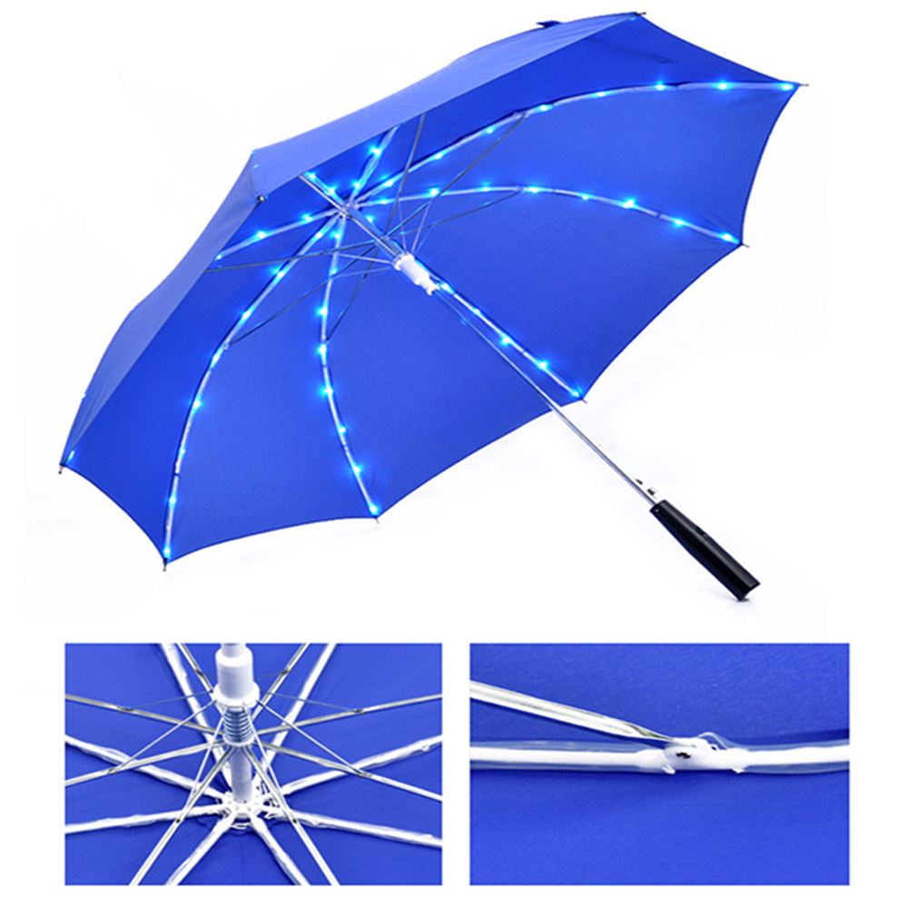 Led long handle transparent,Umbrellas female POE childrens lighting dance Umbrellas/