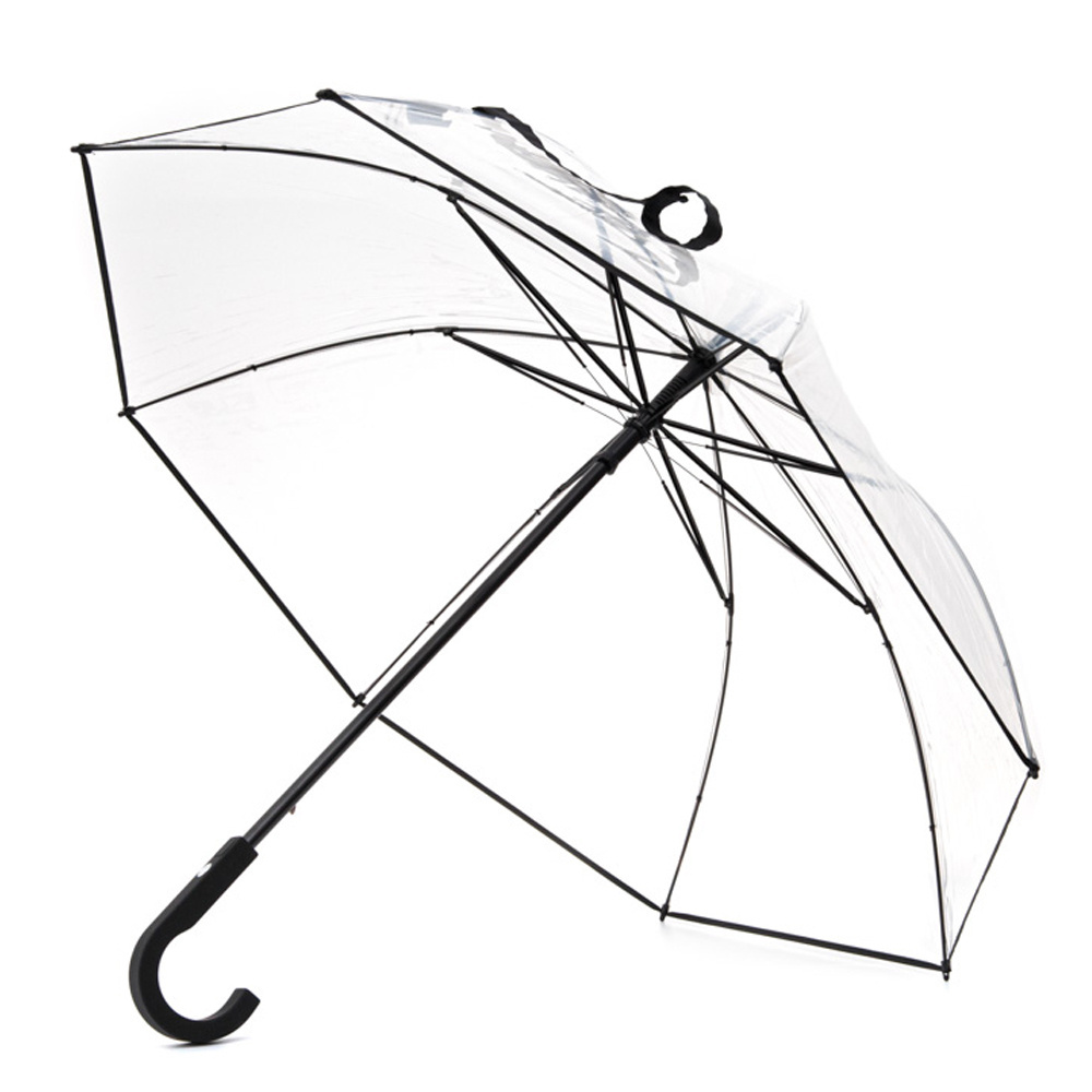 dome transparent design cheap straight Umbrellas wedding POE,transparent Umbrellas clear full body Umbrellas/