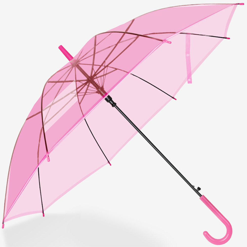 pink wholesale dot see through Umbrellas transparent POE,Umbrellas multicolor Wave point transparent Umbrellas/