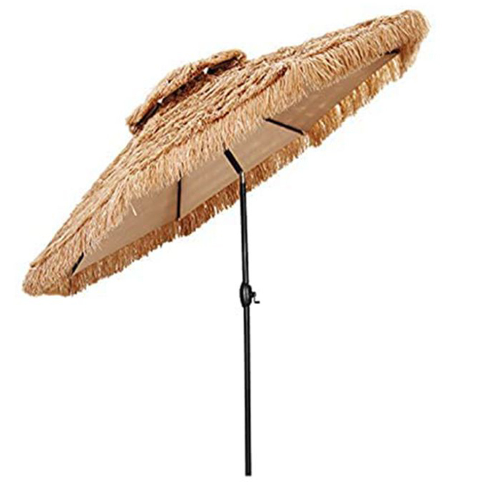 Customized outdoor sunshade straw Umbrellas leisure windproof,shopping mall beach Umbrellas/