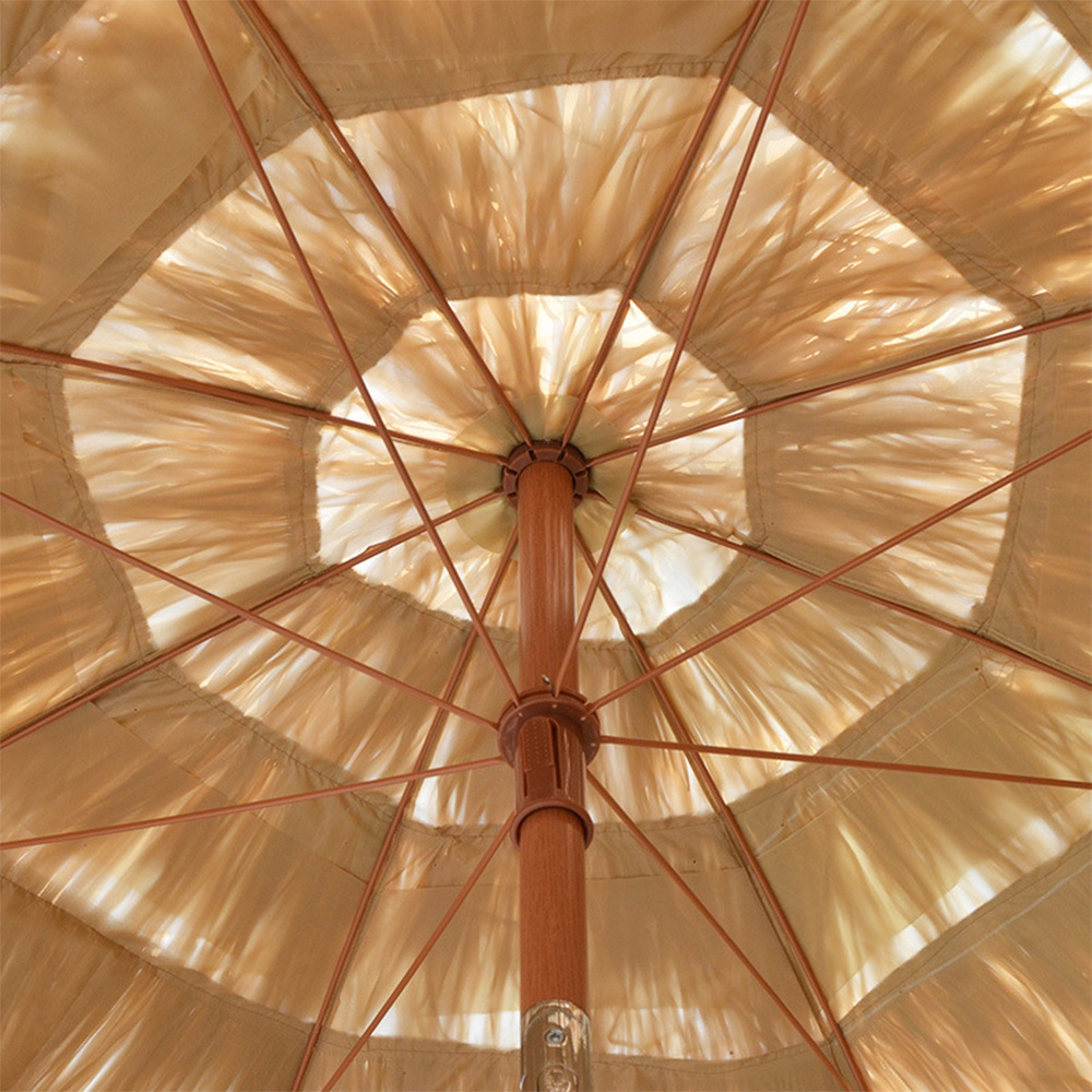 sun proof u v protection bohemian patio,bamboo Umbrellas thatch roof hawaii beach Umbrellas wood color Umbrellas/