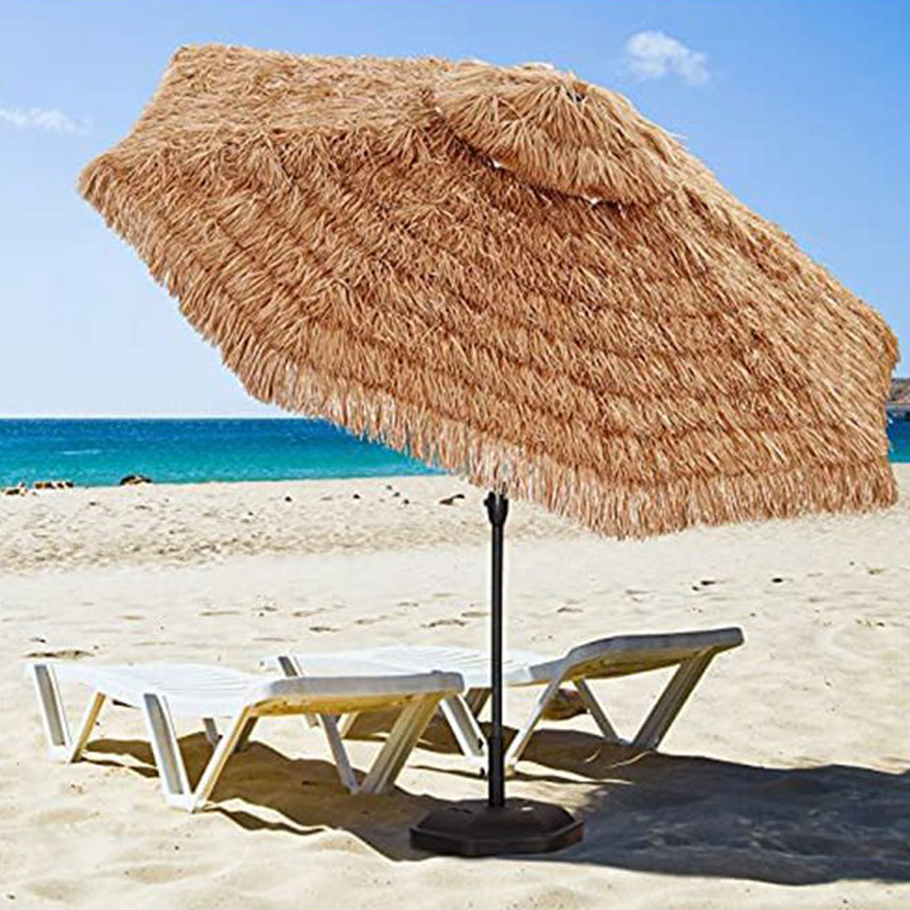 7Ft Thatch Patio Hot Creative Customized Beach,Umbrellas Portable Hula Cheap Hawaii Parasols Beach Umbrellas Outdoor/