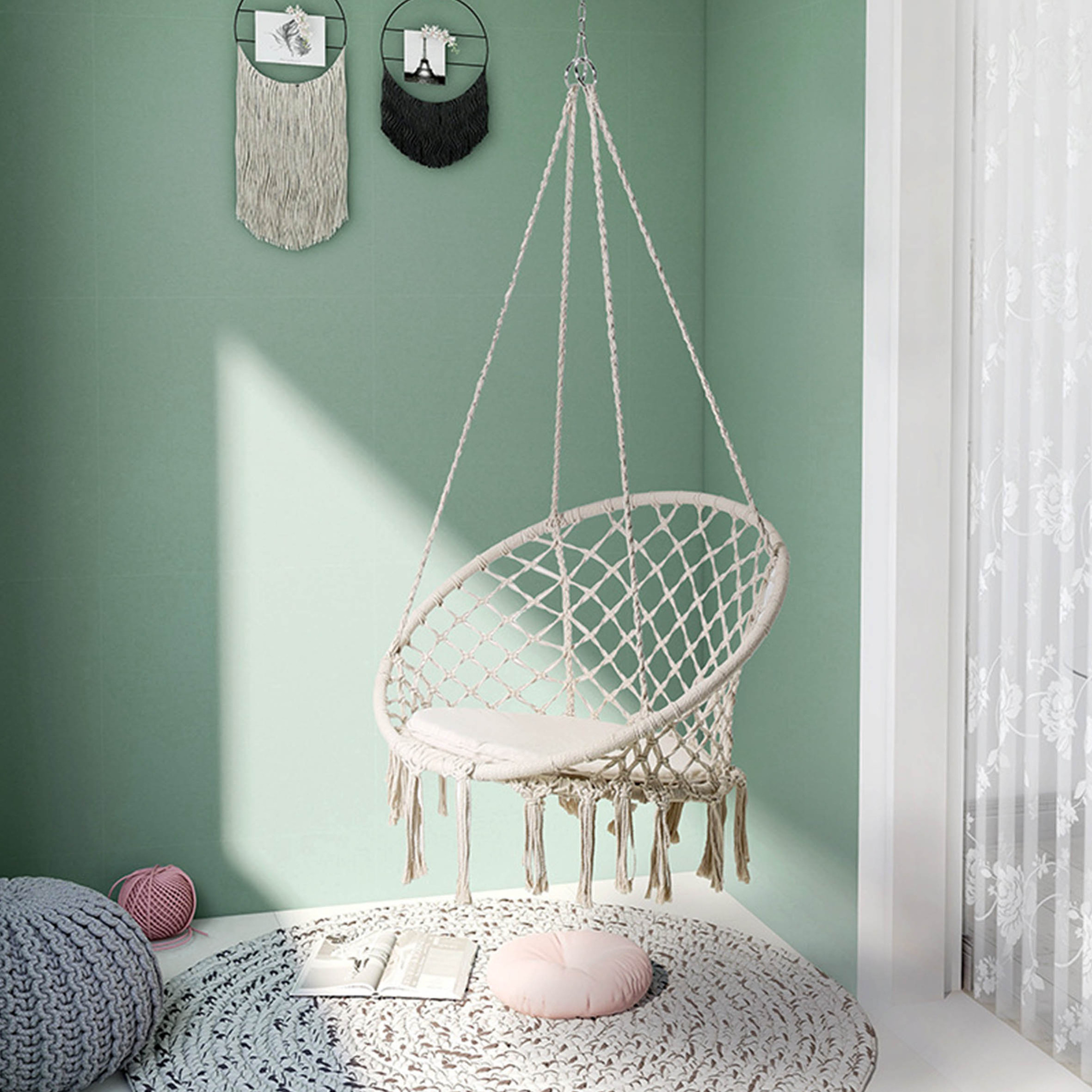 Helicopter outdoor hanging swing nest Swing chair hanging egg,chair with stand swing for garden for adult/