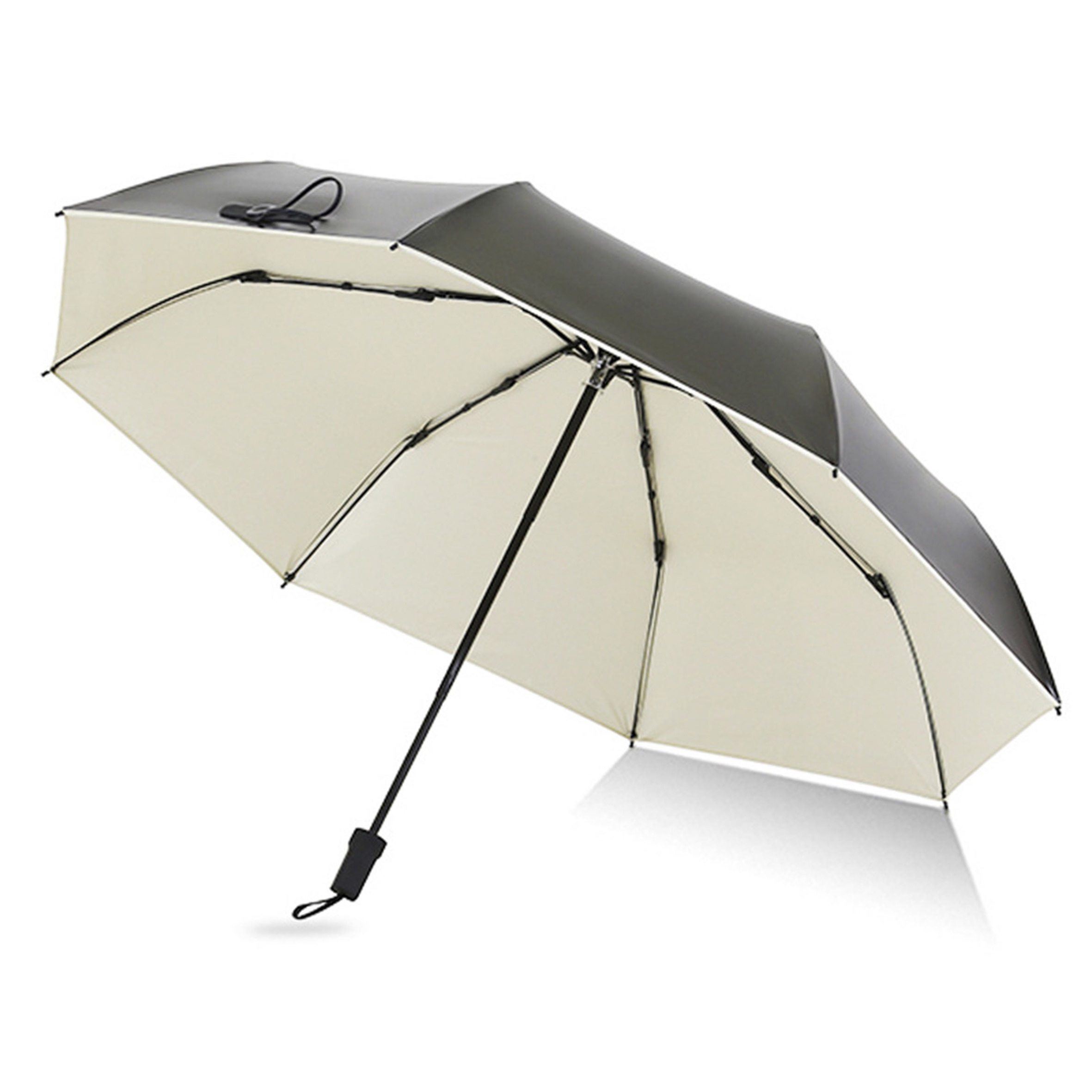 3 fold umbrella With Logo Automatic,switch with wooden handle straight head/