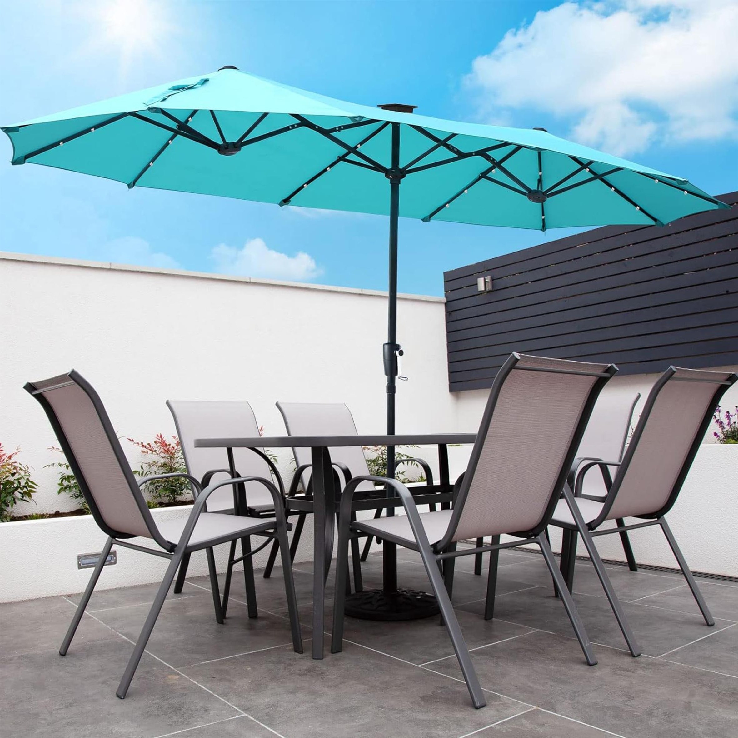 New products 10ft banana umbrella garden patio parasol in stock cantilever hanging umbrella with crank