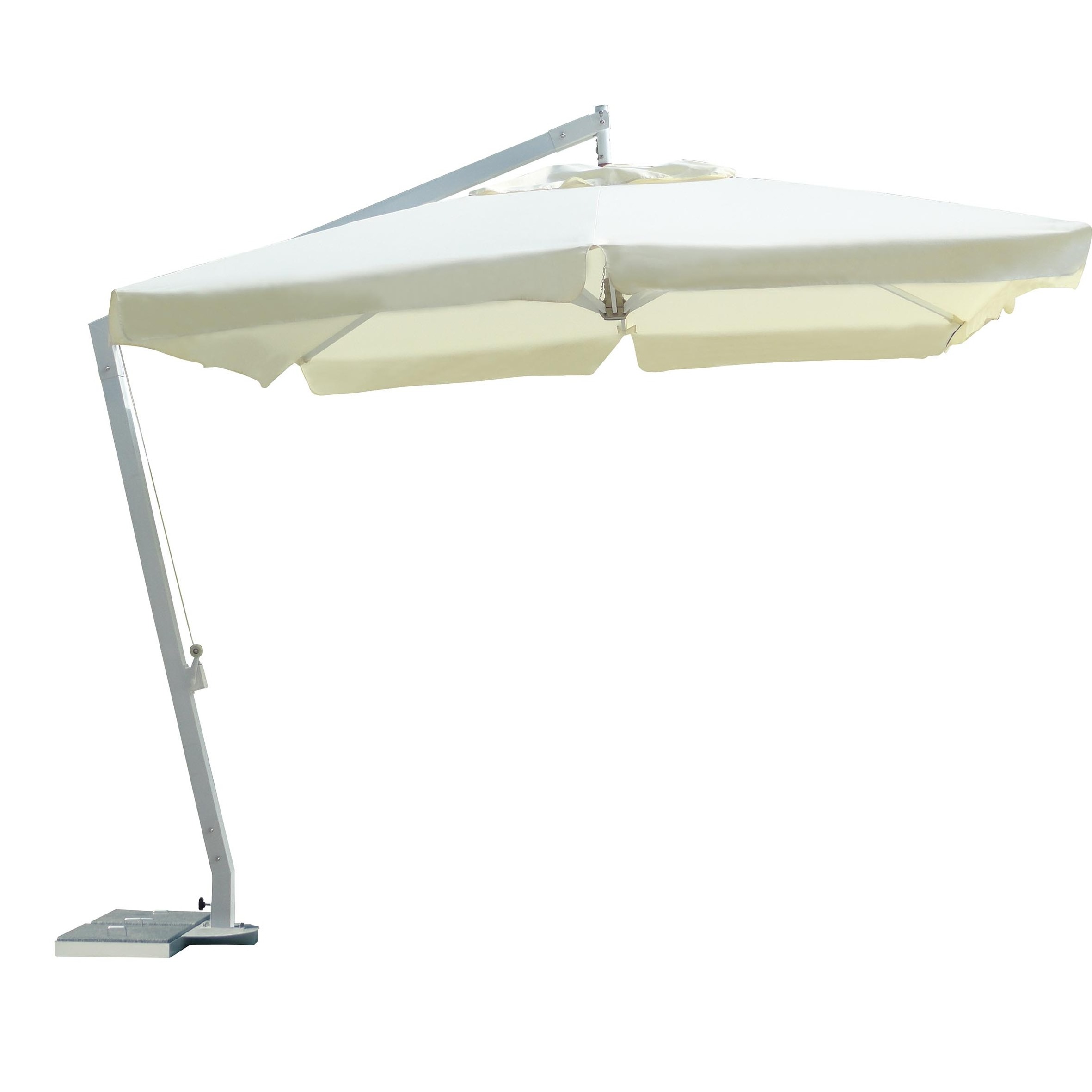 New products 10ft banana umbrella garden patio parasol in stock cantilever hanging umbrella with crank