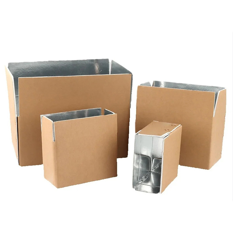 Recyclable Cold Chain Cardboard Boxes Foldable Refrigerator Cartons for Meat and Fresh Produce Storage