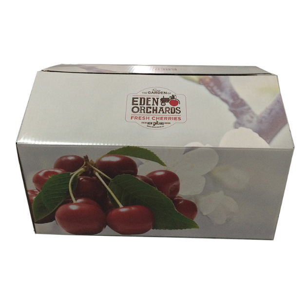 Free Design Fruits Apples Oranges Tomato Banana Blueberry Strawberry Cherry Avocado Packaging Cardboard Shipping Box