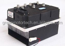 Front drive system for electric vehicles, electric car conversion kit with electric motor