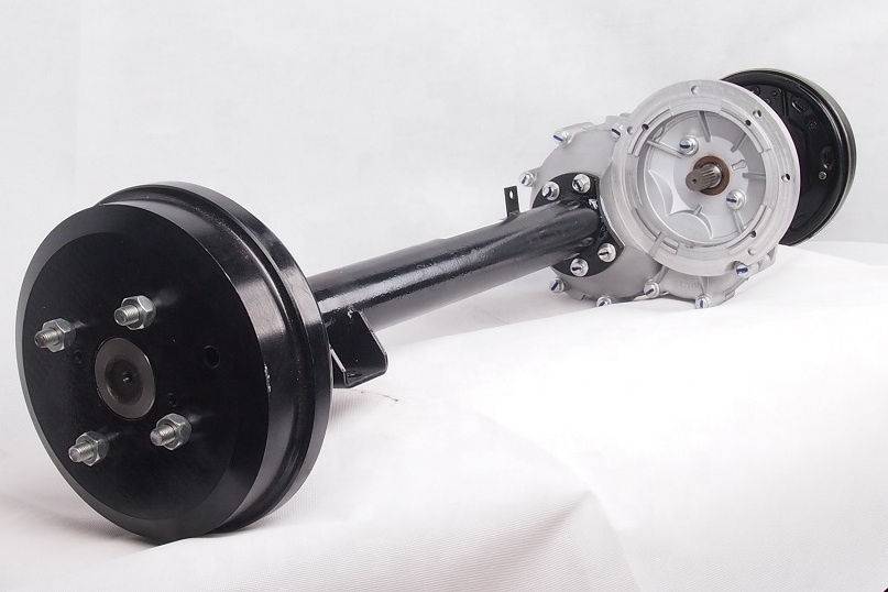 1580mm rear axle for electric car with gear box