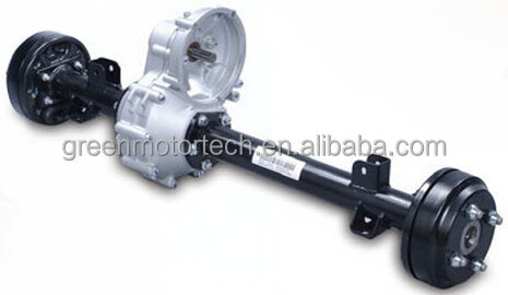 1580mm rear axle for electric car with gear box