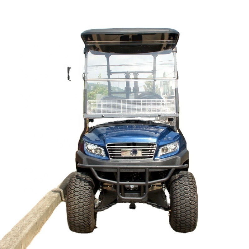 CE approved  2 seat electric aluminum chassis frame golf cart golf buggy Club car  for resort  hotel golf club