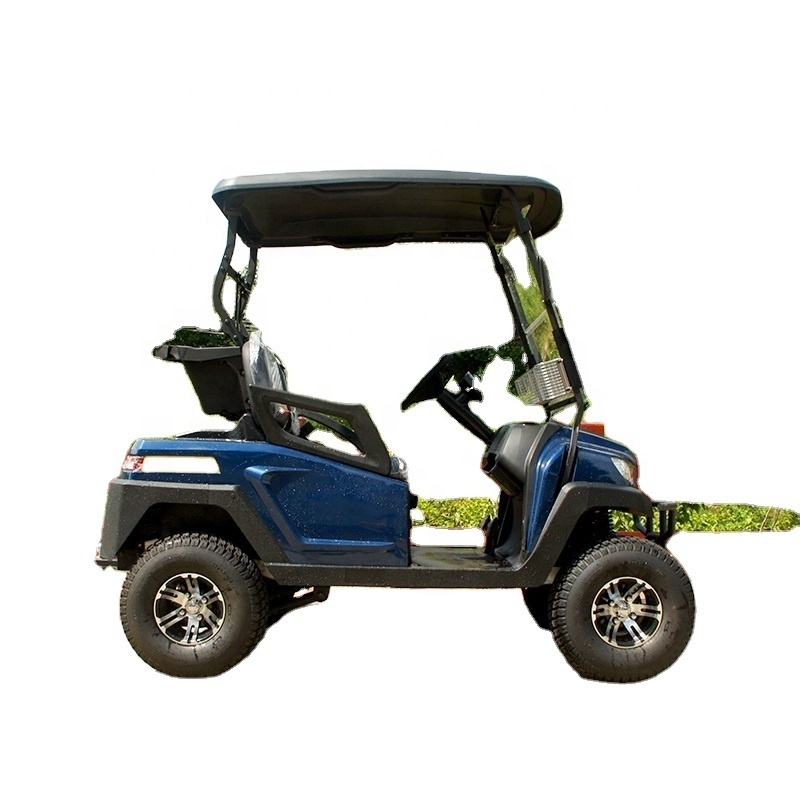 CE approved  2 seat electric aluminum chassis frame golf cart golf buggy Club car  for resort  hotel golf club