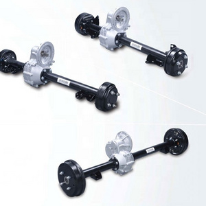 electric vehicle rear axles with gear box, for electric golf carts, shuttle buses