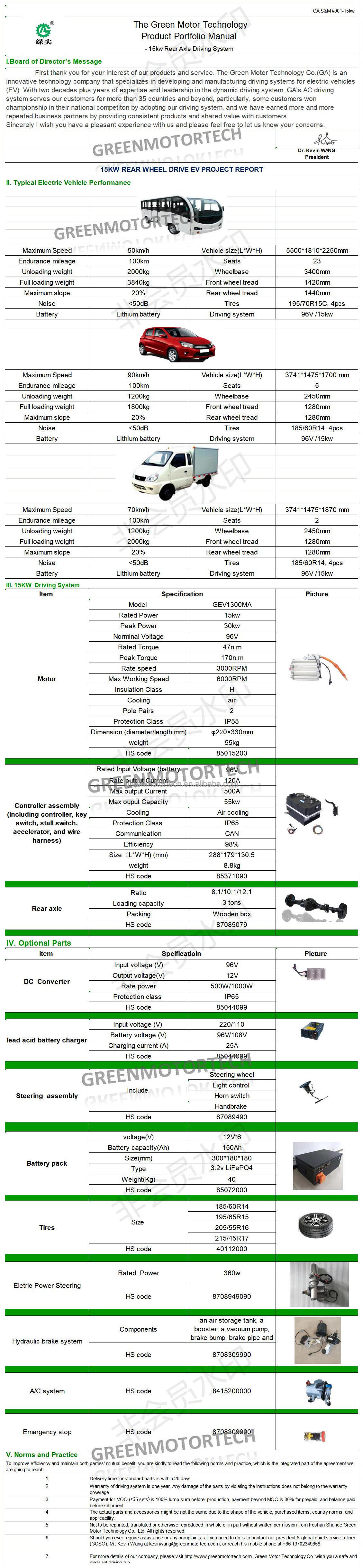 Electric conversion kit for 1965 VW Beetle ,  Suzuki,  TA TA ace  rebuild old vehicles to electric