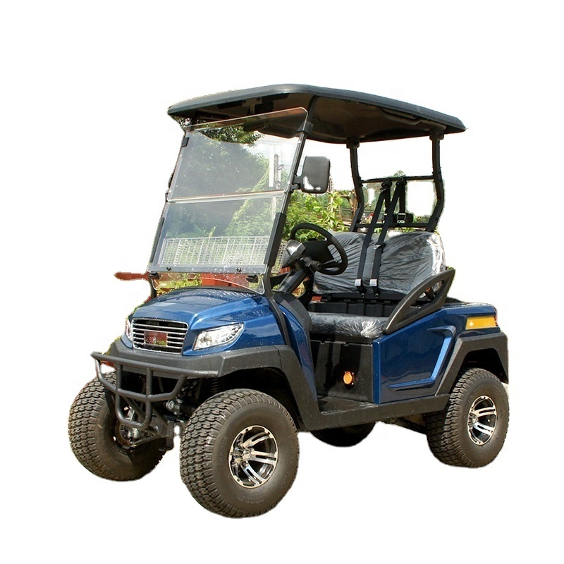 CE approved  2 seat electric aluminum chassis frame golf cart golf buggy Club car  for resort  hotel golf club