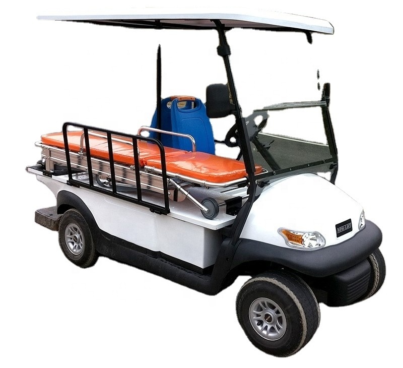 Electric Ambulance golf buggy golf cart club Car with stretcher for hospital university airport etc made in China factory direct