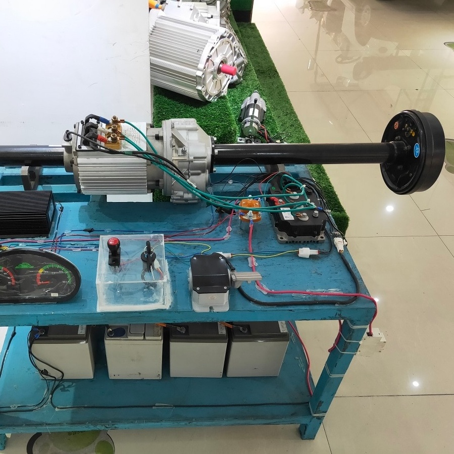 Gasoline  electric vehicle  conversion  motor with  controller rear axle  charger