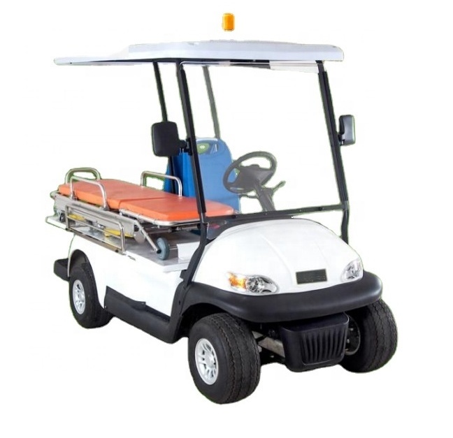 Electric Ambulance golf buggy golf cart club Car with stretcher for hospital university airport etc made in China factory direct